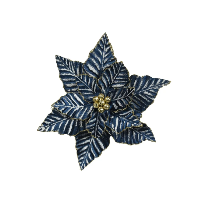 Immagine di Stella di Natale in Velluto con Clip Ø 34 cm