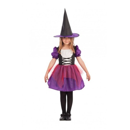 Costume Streghetta per Bambini Taglia Unica 4-6 Anni