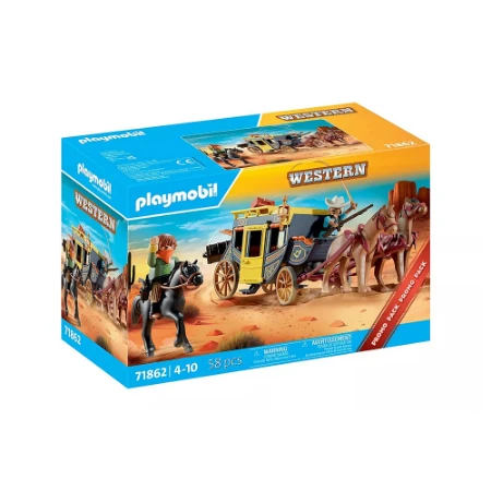Playmobil Diligenza e Bandito del Far West 71862