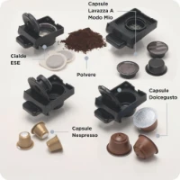Immagine di Ariete Macchina da Caffè Espresso a Cassetto per Capsule, Cialde e Polvere