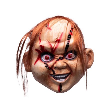 Maschera Assassino con Capelli in Plastica