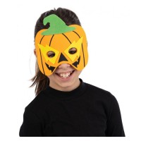 Maschera Zucca in Feltro per Bambini