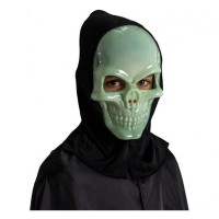 Maschera Scheletro G.I.D. con Cappuccio in Plastica Rigida