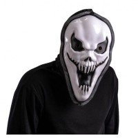 Maschera Fantasma con Cappuccio in Plastica