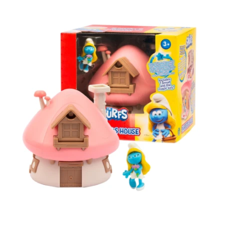 	Puffi Playset Casa con Chiave di Puffi Puffetta