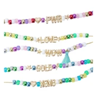  Perline ABC Precious Gold