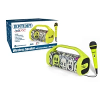 Immagine di Mini Amplificatore Wireless con Microfono Effetti Luminosi ed Effetto Eco