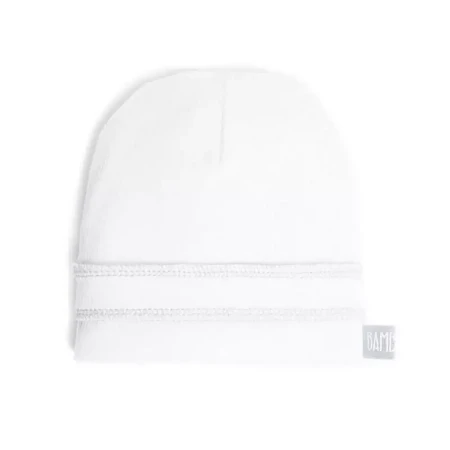 Immagine di Bamboom Cappellino Neonato in Bambù Organico - White