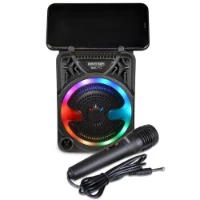 Wireless Speaker con Microfono e Luci RGB