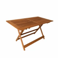 Immagine di Set Tavolo Halifax e 4 Sedie Calgary in Legno Tropicale PEFC