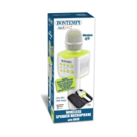 Microfono Wireless con Altoparlante e Custodia