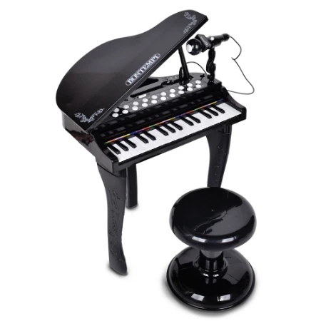 Piano Elettronico 32 Tasti con Microfono e Sgabello