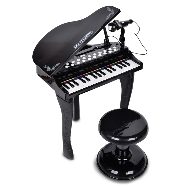 Piano Elettronico 32 Tasti con Microfono e Sgabello