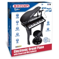 Piano Elettronico 32 Tasti con Microfono e Sgabello