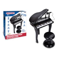 Piano Elettronico 32 Tasti con Microfono e Sgabello