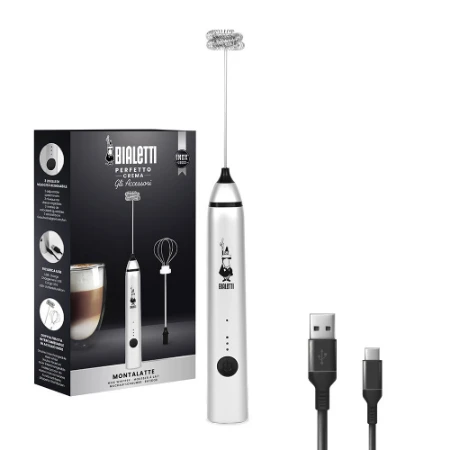 Immagine di Bialetti Montalatte Elettrico Whipper Pro Argento