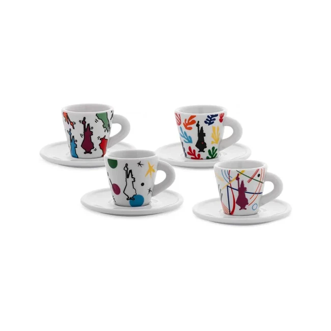 Alisveristime Set da 27 pezzi ottomano turco greco arabo caffè espresso – Tazza e piattino con vassoio e zuccheriera – 2 opzioni di colore (argento