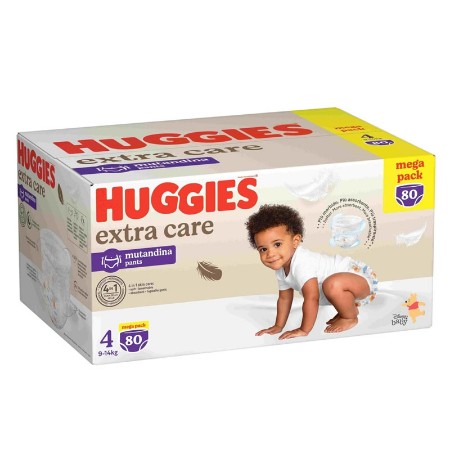 Immagine di Huggies Pannolini Mutandina Extra Care 4 Mega Pack - 80 pezzi 