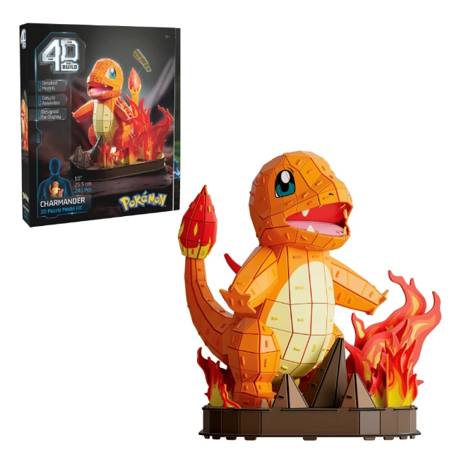 Pokemon Charmander Puzzle 4D