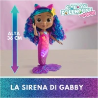 Gabby's Dollhouse Movie Sirena con Funzioni Luci e Suoni