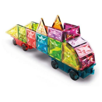 Geomag Magnetic Tiles Gems Veicoli 24 Pezzi