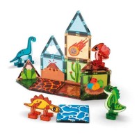 Geomag Magnetic Tiles Dino World 25 Pezzi