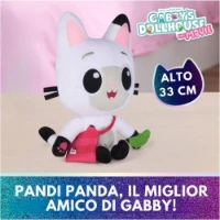 Gabby's Dollhouse Movie Peluche con Funzioni Pandy Panda