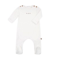 Immagine di Bamboom Tutina Neonato Bees con Apine Ricamate