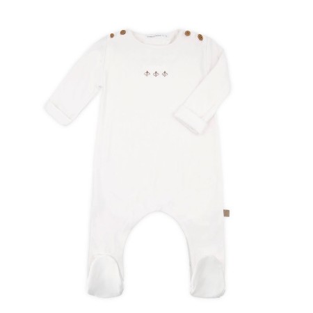 Immagine di Bamboom Tutina Neonato Bees con Apine Ricamate