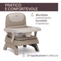 Immagine di Chicco Bento Rialzo Sedia Pieghevole ad Altezza Regolabile e con Vassoio Rimovibile 6-36 Mesi