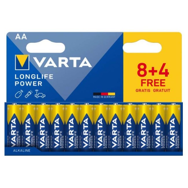 Varta Stilo Longlife Power AA 8+4