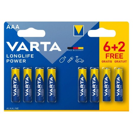 Varta Ministilo High Energy AAA 6+2