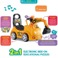 Lisciani Giochi Carotina Baby Ride on Bulldozer