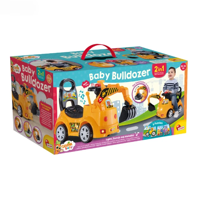 Lisciani Giochi Carotina Baby Ride on Bulldozer