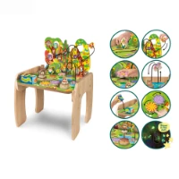 Lisciani Giochi Montessori Legno Tavolo 1000 Attività Cresce con Te