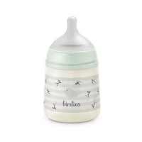 Immagine di Suavinex Biberon Birdies Flusso Lento in Silicone con Tettarella Simmetrica SX Pro -150 ml 