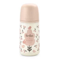 Immagine di Suavinex Biberon Birdies Flusso Medio in Silicone con Tettarella Simmetrica SX Pro - 270 ml 