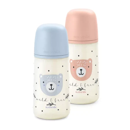 Immagine di Suavinex Wild&Free Biberon a Flusso Medio con Tettarella SX Pro 3+ Mesi - 270 ml