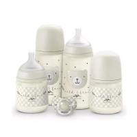 Immagine di Suavinex Wild&Free Essential Set Regalo Nascita con 4 Biberon e 1 Ciuccio Neonato