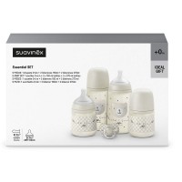 Immagine di Suavinex Wild&Free Essential Set Regalo Nascita con 4 Biberon e 1 Ciuccio Neonato
