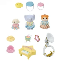 Sylvanian Families Il Concerto dell’Asilo con Set Musicale e Strumenti