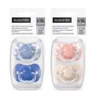 Immagine di Suavinex Wild&Free Ciuccio con Tettarella Simmetrica SX Pro 6-18 Mesi - Set 2 Ciucci