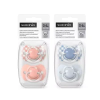 Immagine di Suavinex Wild&Free Ciuccio con Tettarella Simmetrica SX Pro 0-6 Mesi - Set 2 Ciucci 