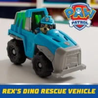 Paw Patrol Veicolo di Rex con Action Figure Salvataggio dei Dinosauri
