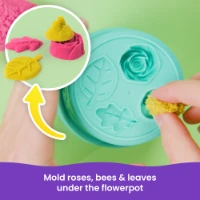 Kinetic Sand Squish Blossom Fiore che Sboccia
