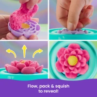 Kinetic Sand Squish Blossom Fiore che Sboccia