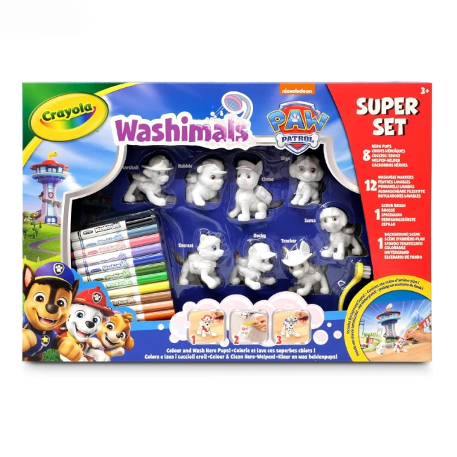 Crayola Washimals Paw Patrol Super Set