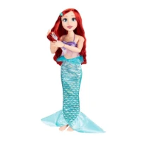 Disney Princess Bambola Playdate Ariel Articolata da 80 cm 