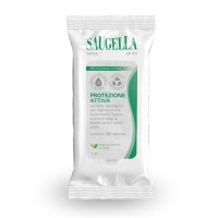 Immagine di Saugella Salviette Intime Attiva pH 4.5 Lenitive e Rinfrescanti - 15 pezzi