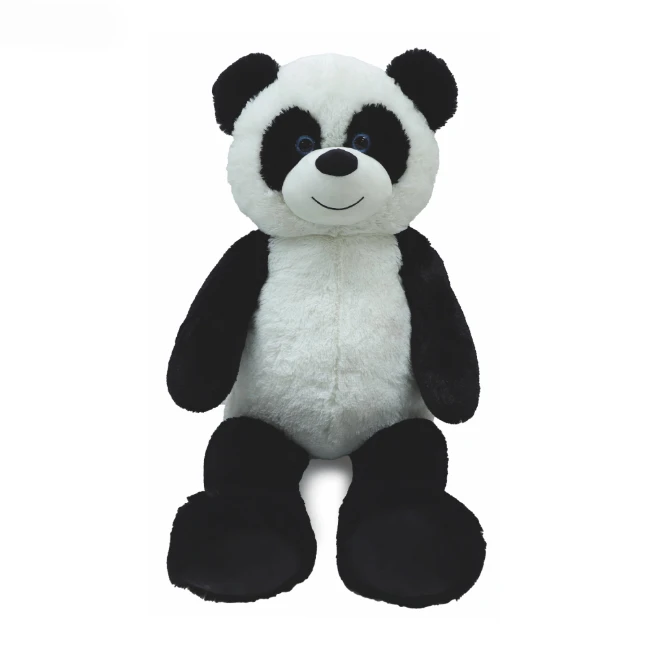 Maxi Panda con Macchia da 100 cm e Occhioni Glitter